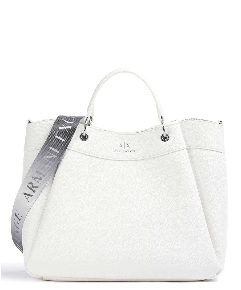 Armani Exchange Wave L Handbag bianco
