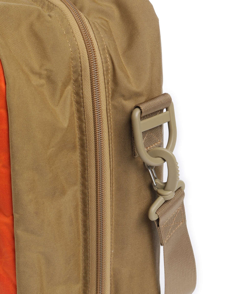 Filson Cordura Nylon Surveyor Pullmann Pack Backpack bag dark tan/flame