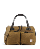 Filson Oil Finish Tin Cloth 24HR Duffle Bolsa de fin de semana dark tan