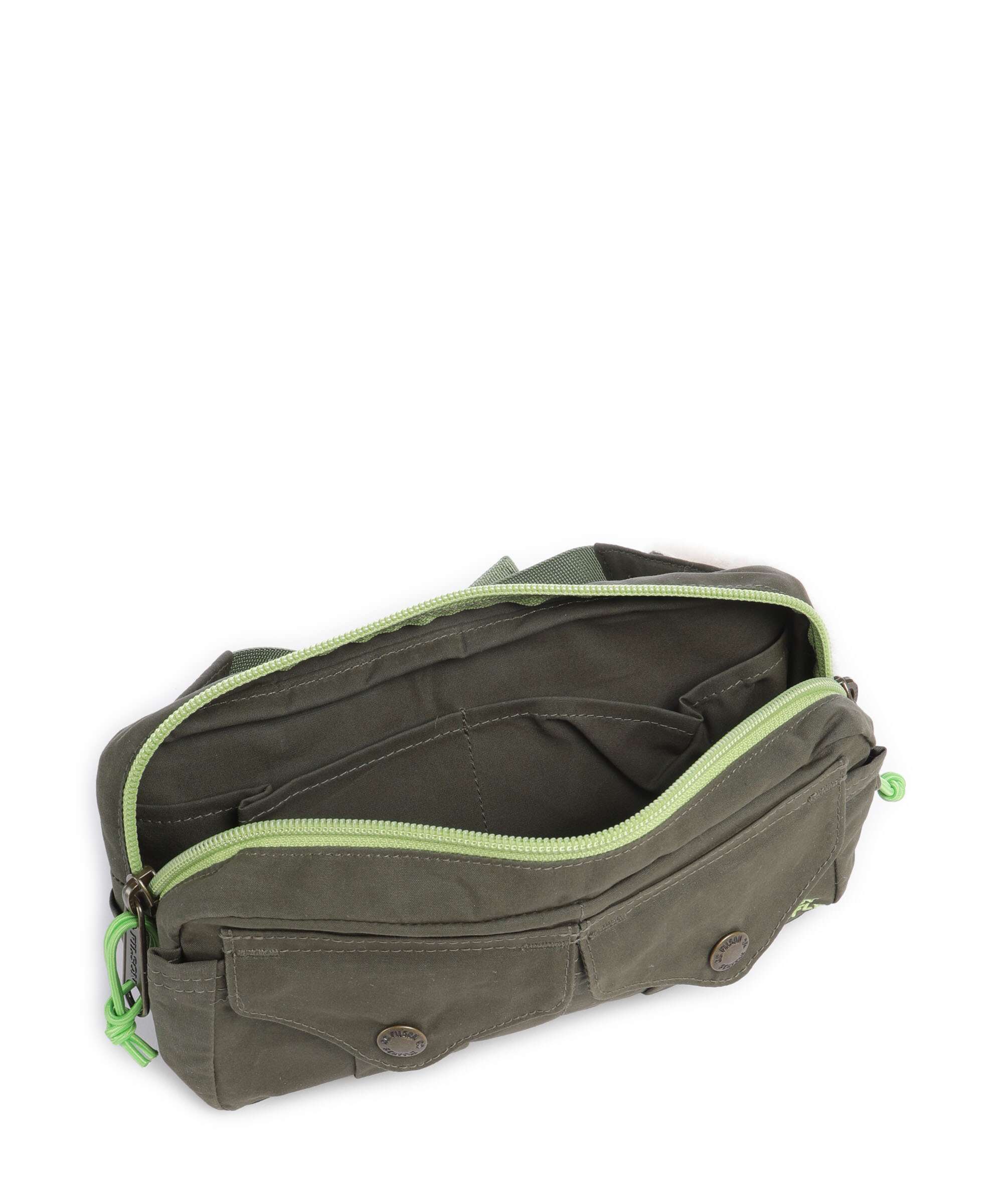 Filson Waxed Cotton Belt bag otter green