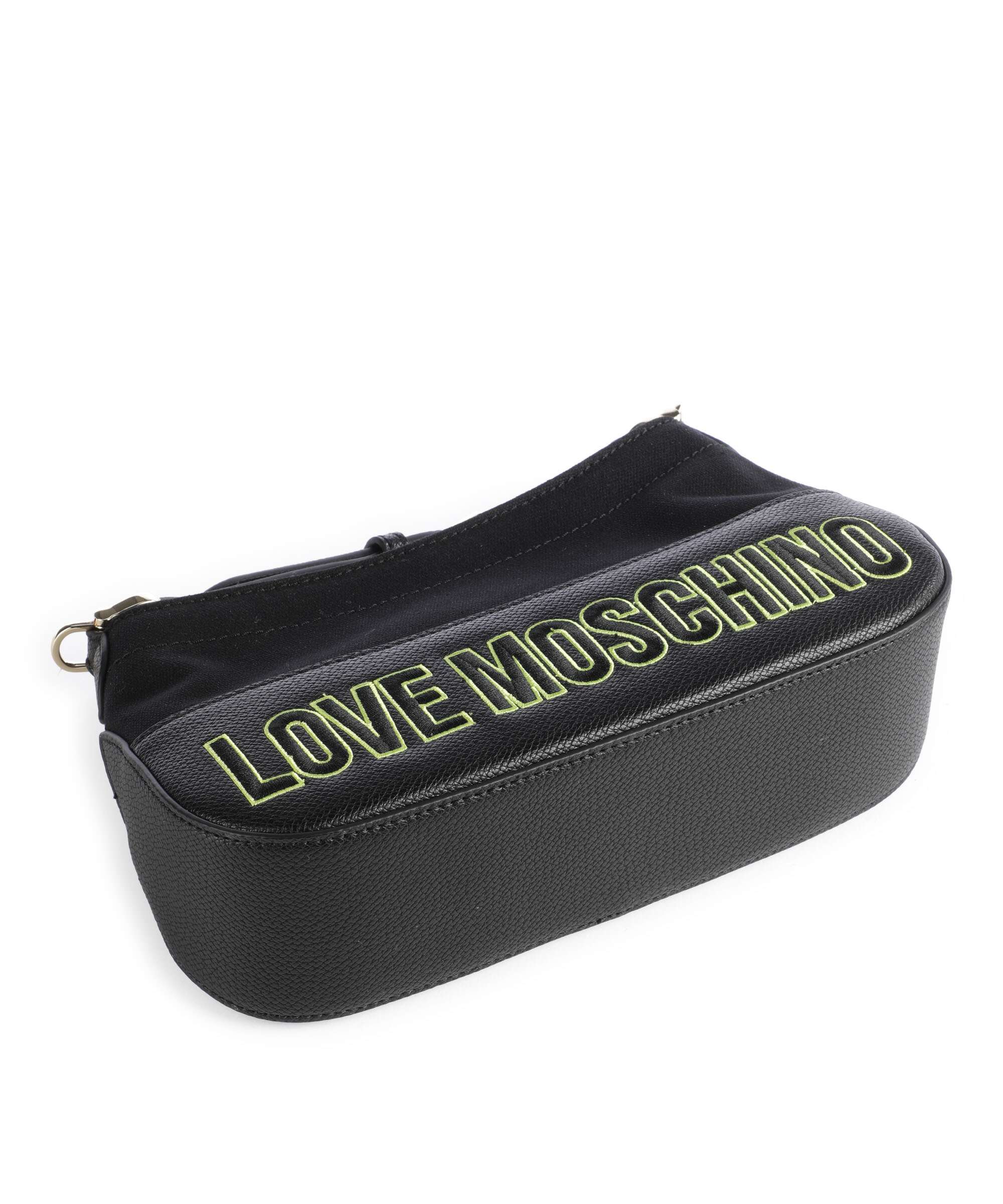Love Moschino Free-Time Shoulder bag nero/lime