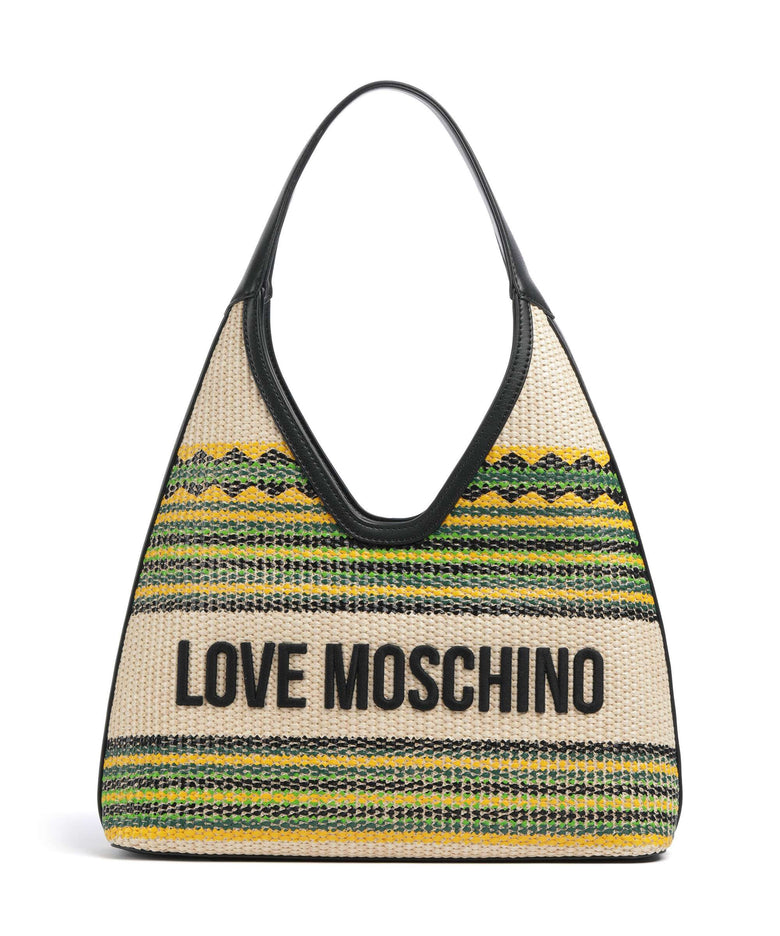 Love Moschino Sunset Stripes Hobo bag multicolour/black