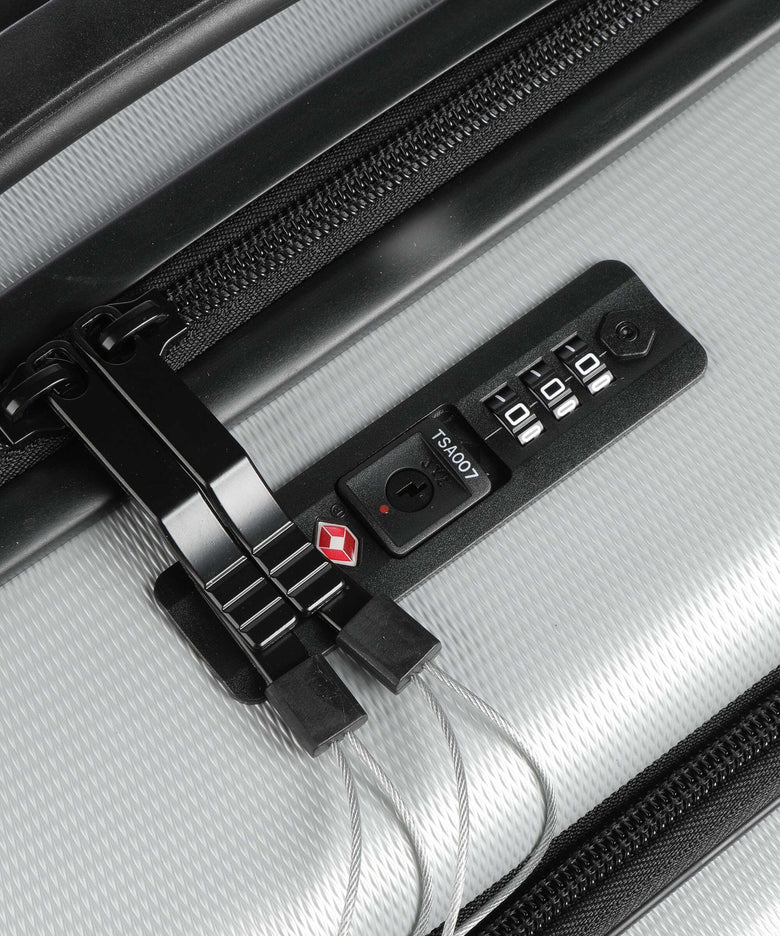 Valentino Bags Lexplor Spinner (4 wheels) silver