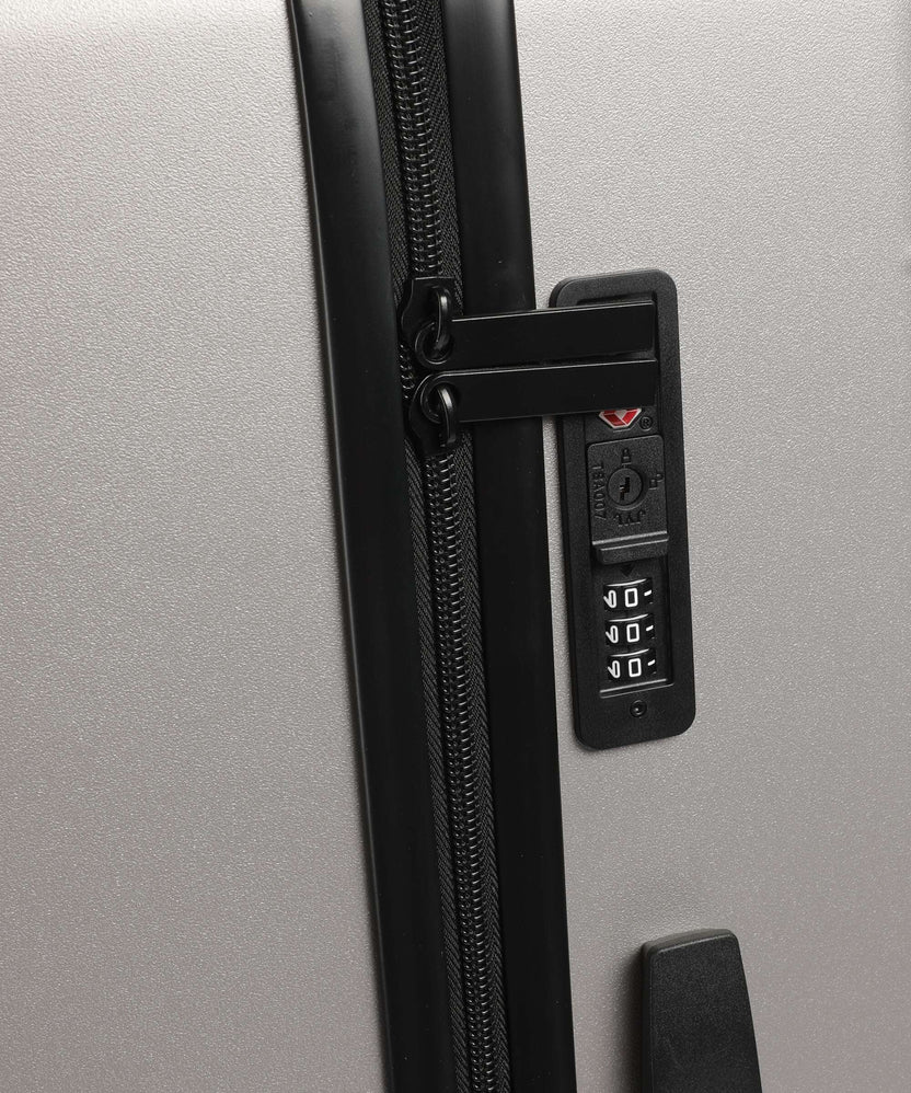 Valentino Bags Mars Spinner (4 wheels) silver