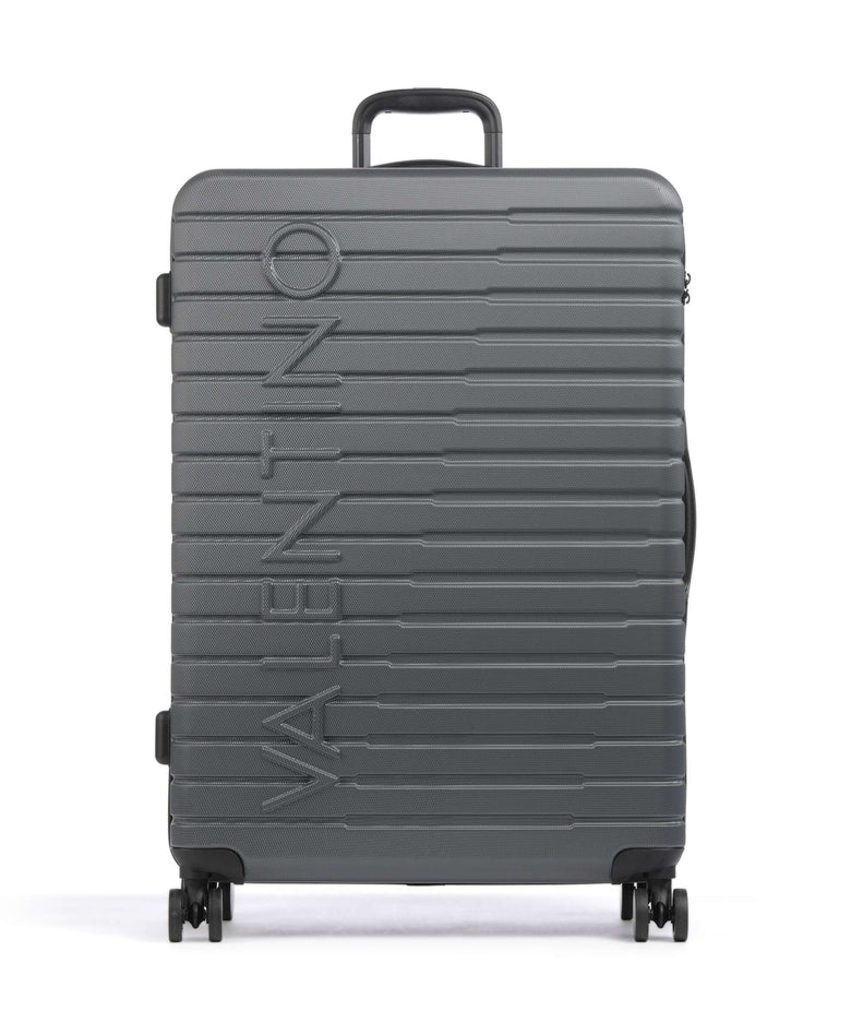 Valentino Bags Mercury Spinner (4 wheels) gunmetal