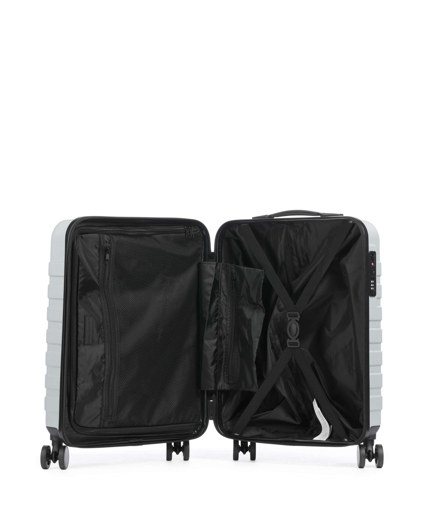 Valentino Bags Starlight Spinner (4 wheels) grigio