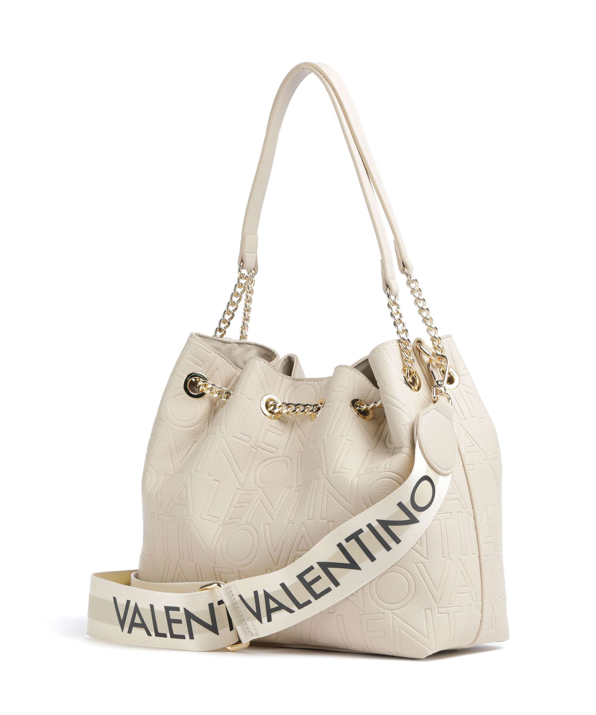 Valentino Bags Pansy Bucket bag ecru