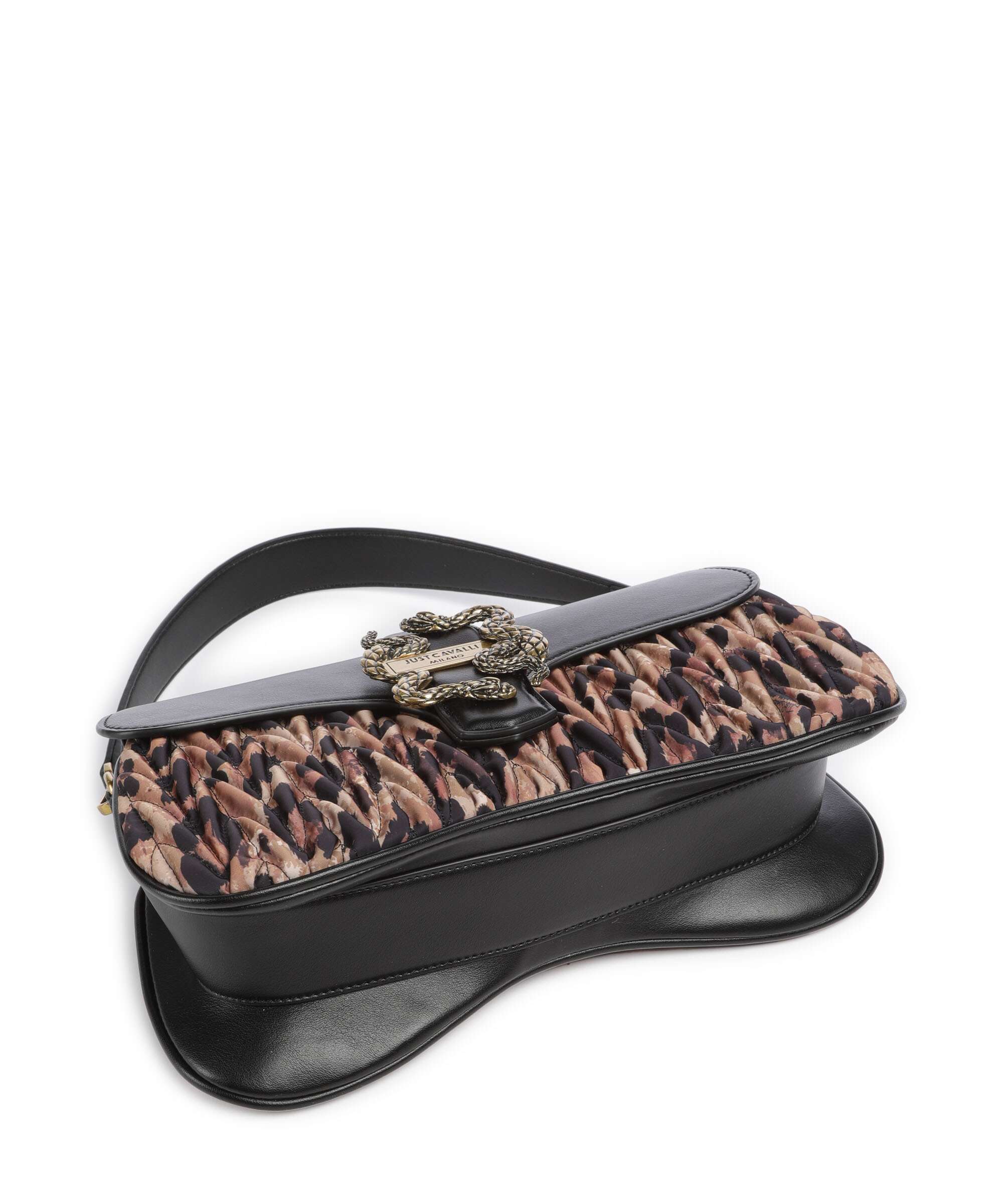 Just Cavalli Iconic Snakes Shoulder bag iconic leo print/black