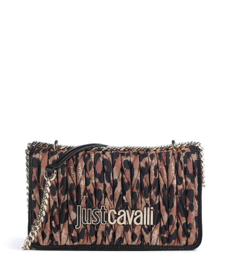 Just Cavalli Shoulder bag iconic leo print/black