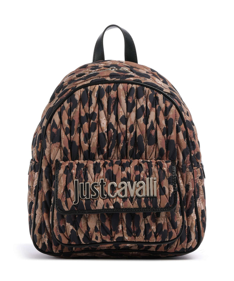 Just Cavalli Backpack iconic leo print