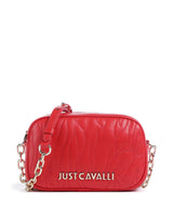 Just Cavalli Quilted Zebra Bandolera barbados cherry