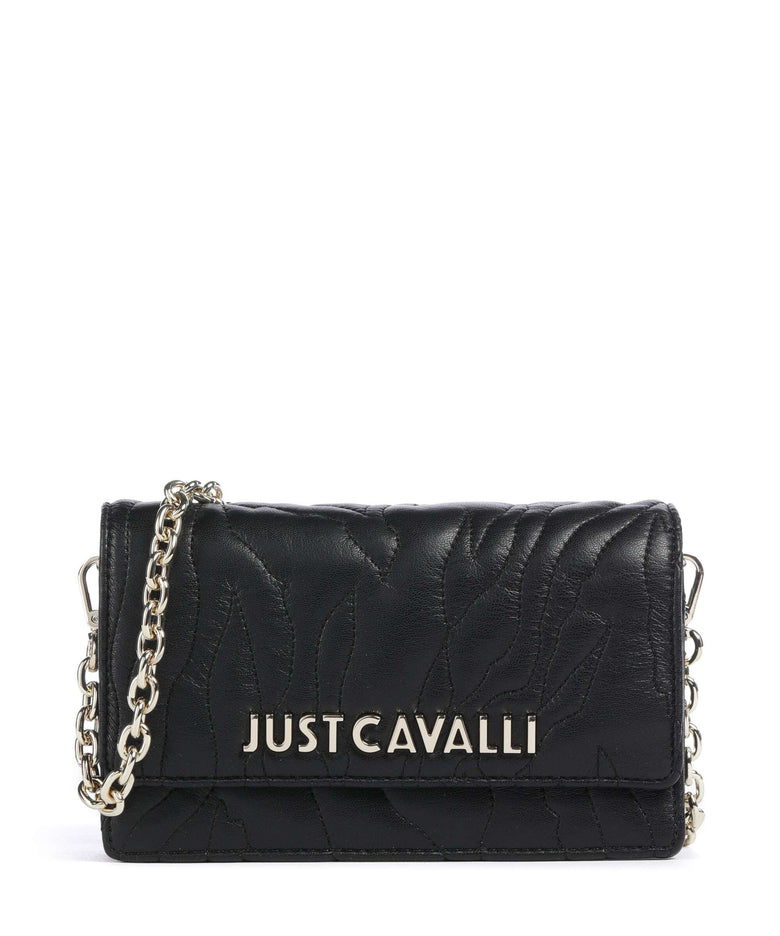 Just Cavalli Quilted Zebra Wallet black