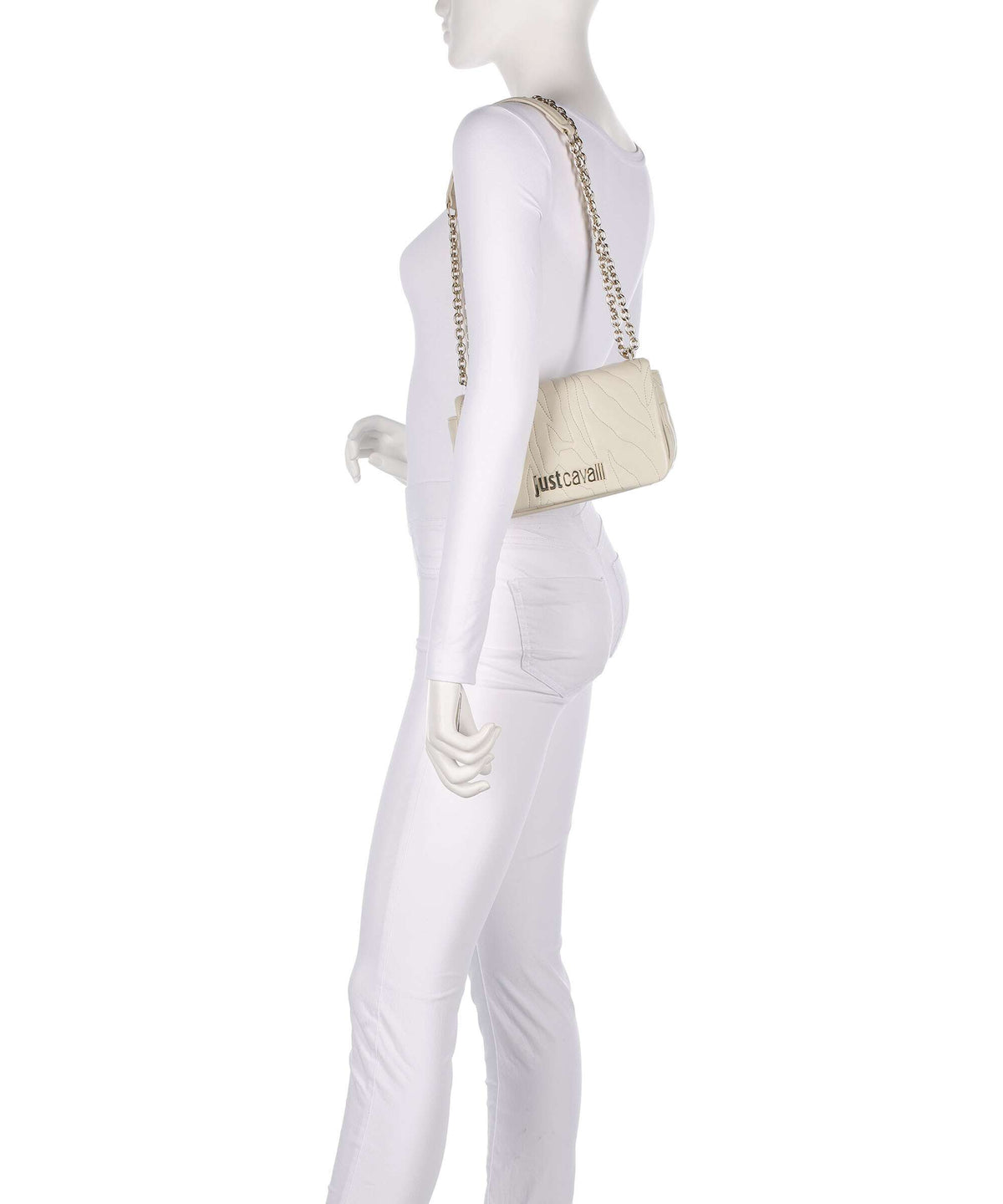 Just Cavalli Quilted Zebra Shoulder bag pristine