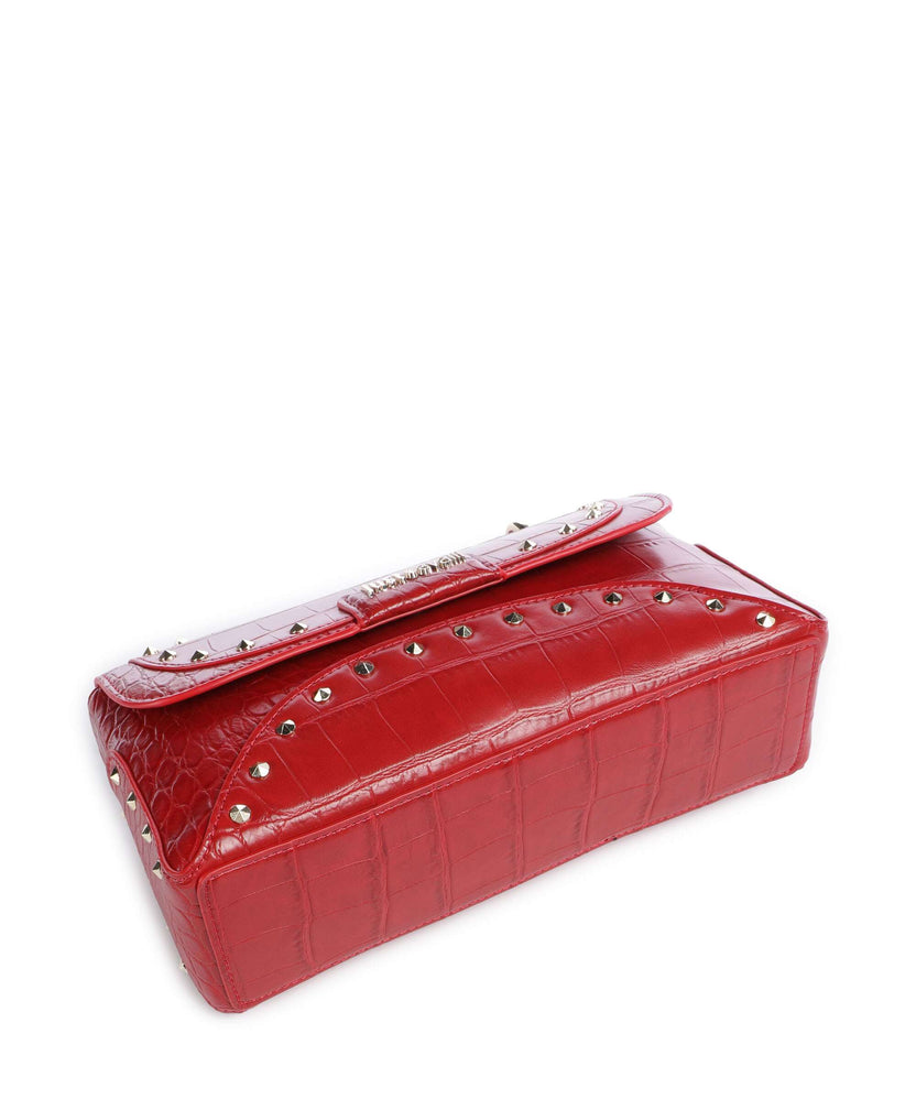 Just Cavalli Studs Shoulder bag tango red