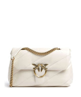 Pinko Love Puff Classic Bolso de hombro bianco seta/antique gold
