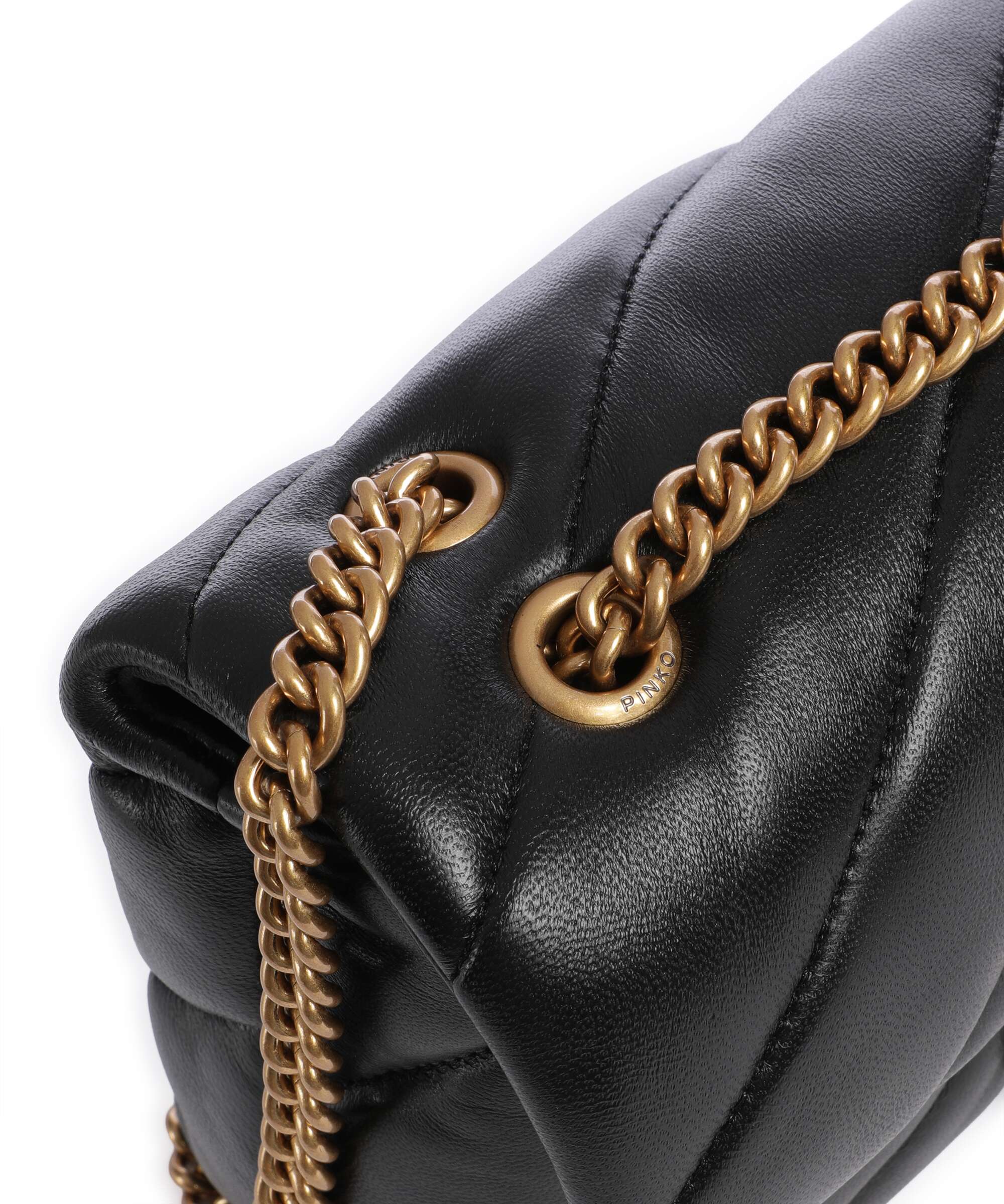 Pinko Love Puff Mini Shoulder bag nero/antique gold