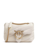 Pinko Love Puff Baby Bolso de hombro bianco seta/antique gold