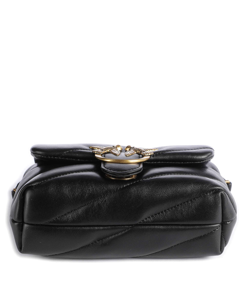 Pinko Love Puff Baby Shoulder bag nero/antique gold