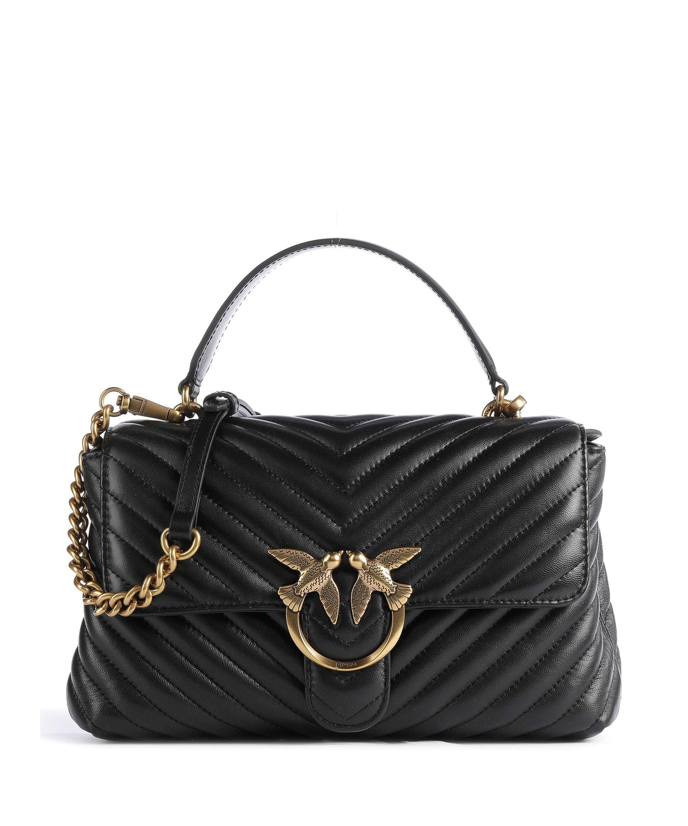 Pinko Love Lady Puff Classic Handbag nero/antique gold