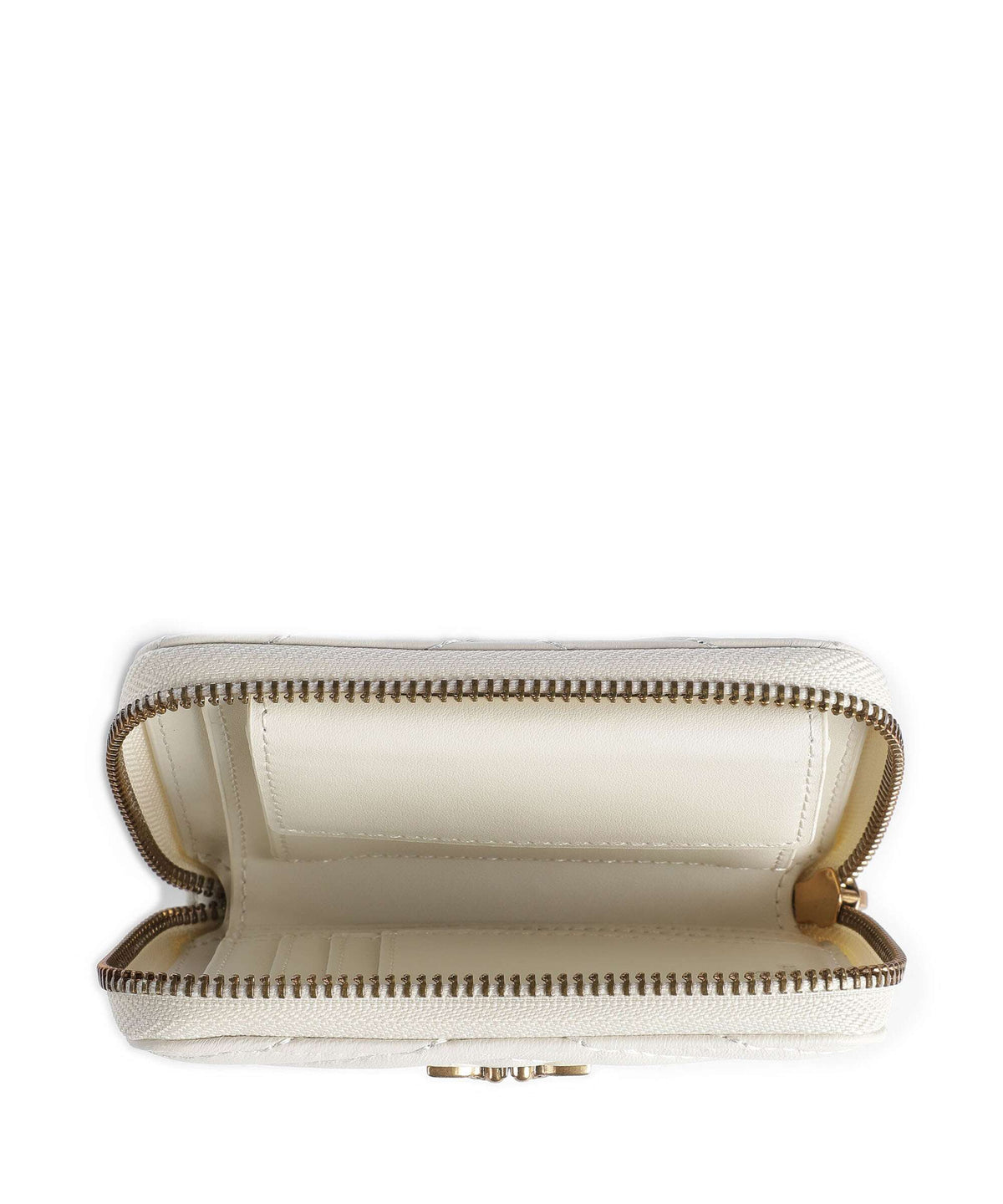 Pinko Taylor Wallet bianco seta/antique gold