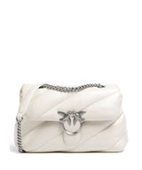 Pinko Love Puff Classic Bolso de hombro bianco seta/old silver