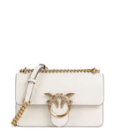 Pinko Love One Mini Bolso de hombro bianco seta/antique gold