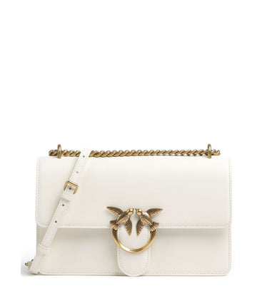 Pinko Love One Classic Bolso de hombro bianco seta/antique gold