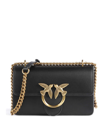 Pinko Love One Mini Bolso de hombro nero/antique gold