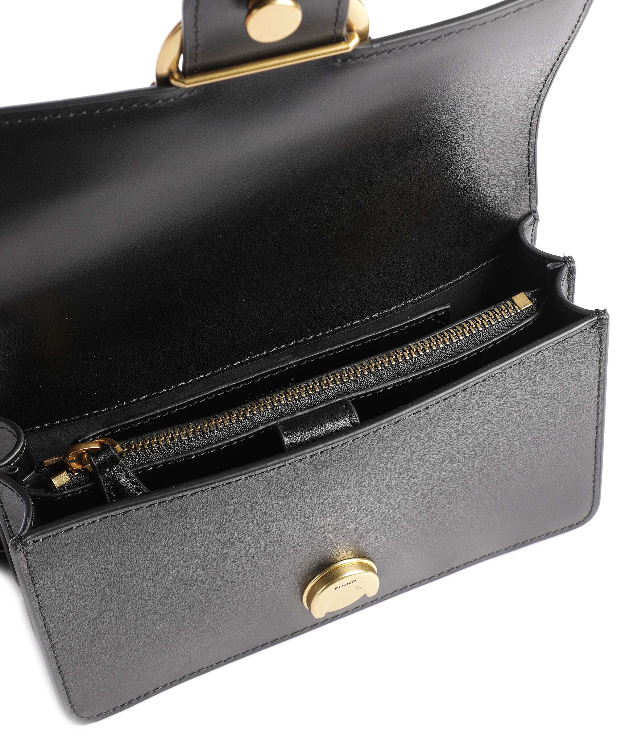 Pinko Love One Mini Shoulder bag nero/antique gold