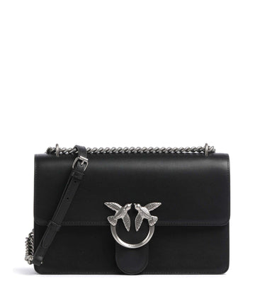 Pinko Love One Classic Bolso de hombro nero/old silver