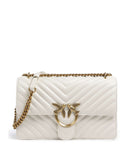Pinko Love One Classic Bolso de hombro bianco seta/antique gold