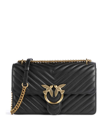 Pinko Love One Classic Bolso de hombro nero/antique gold