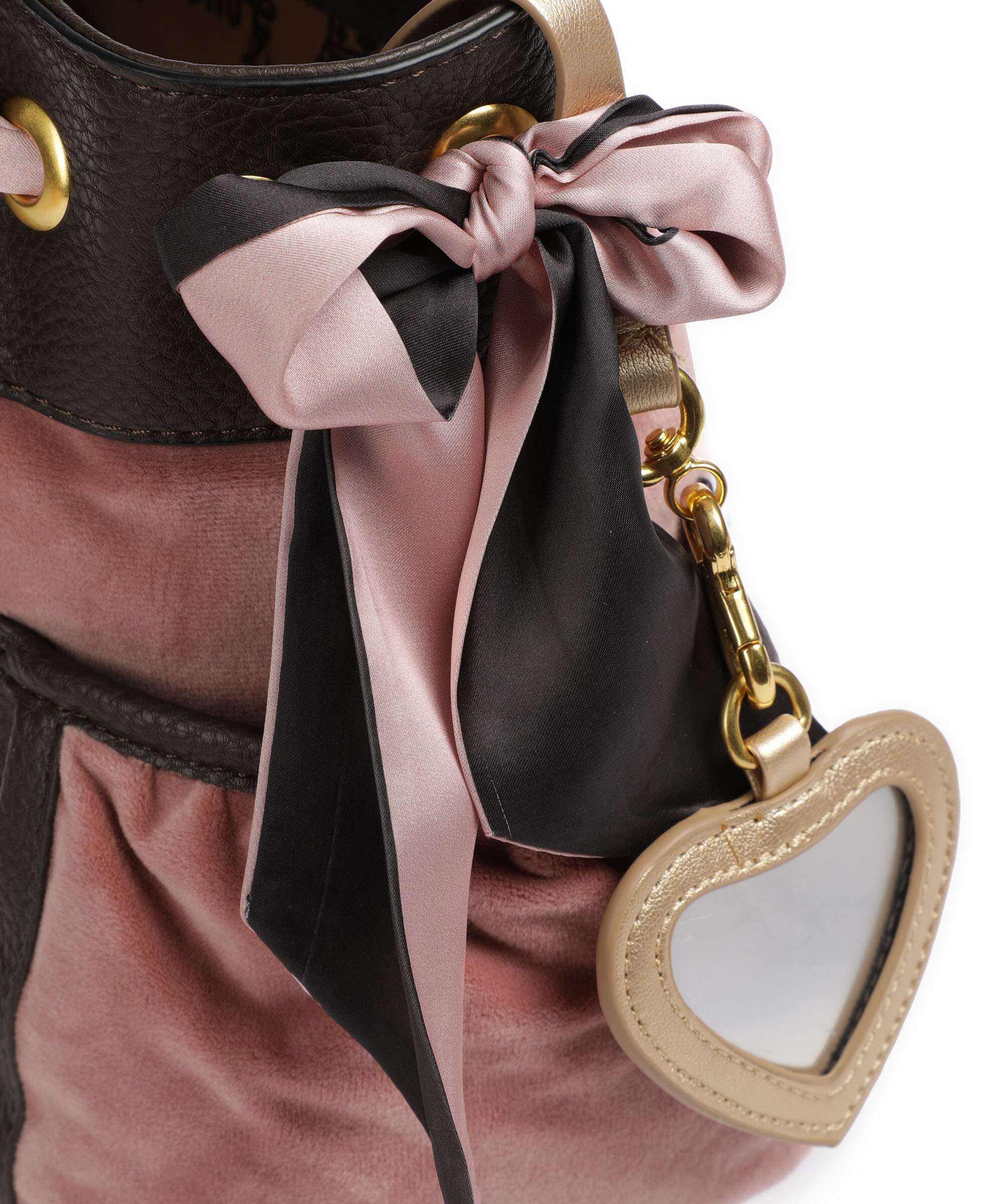 Juicy Couture Daydreamer L Bolsa shopping terciopelos powder pink