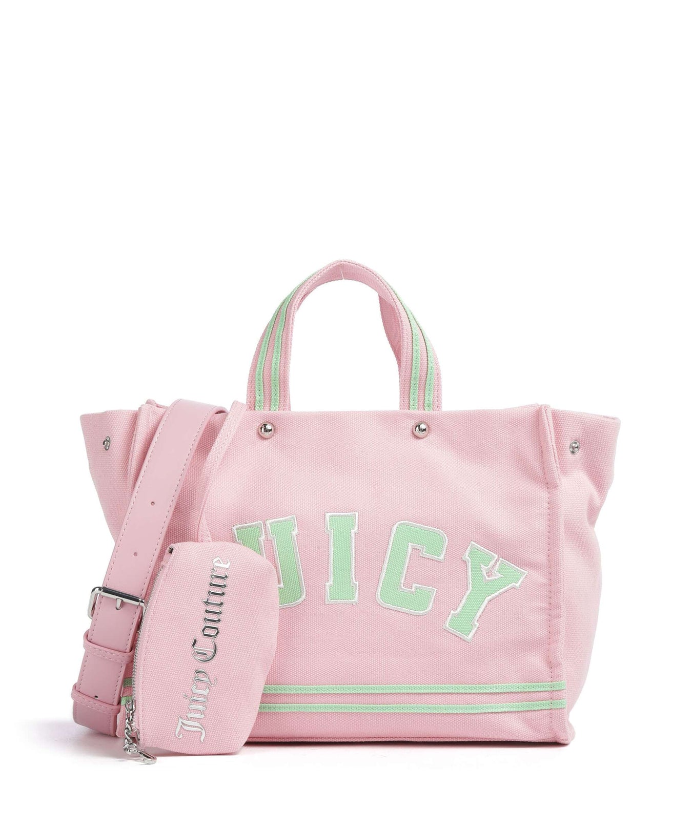 Juicy Couture Iris Patch Canvas M Handbag juicy pink/summer green