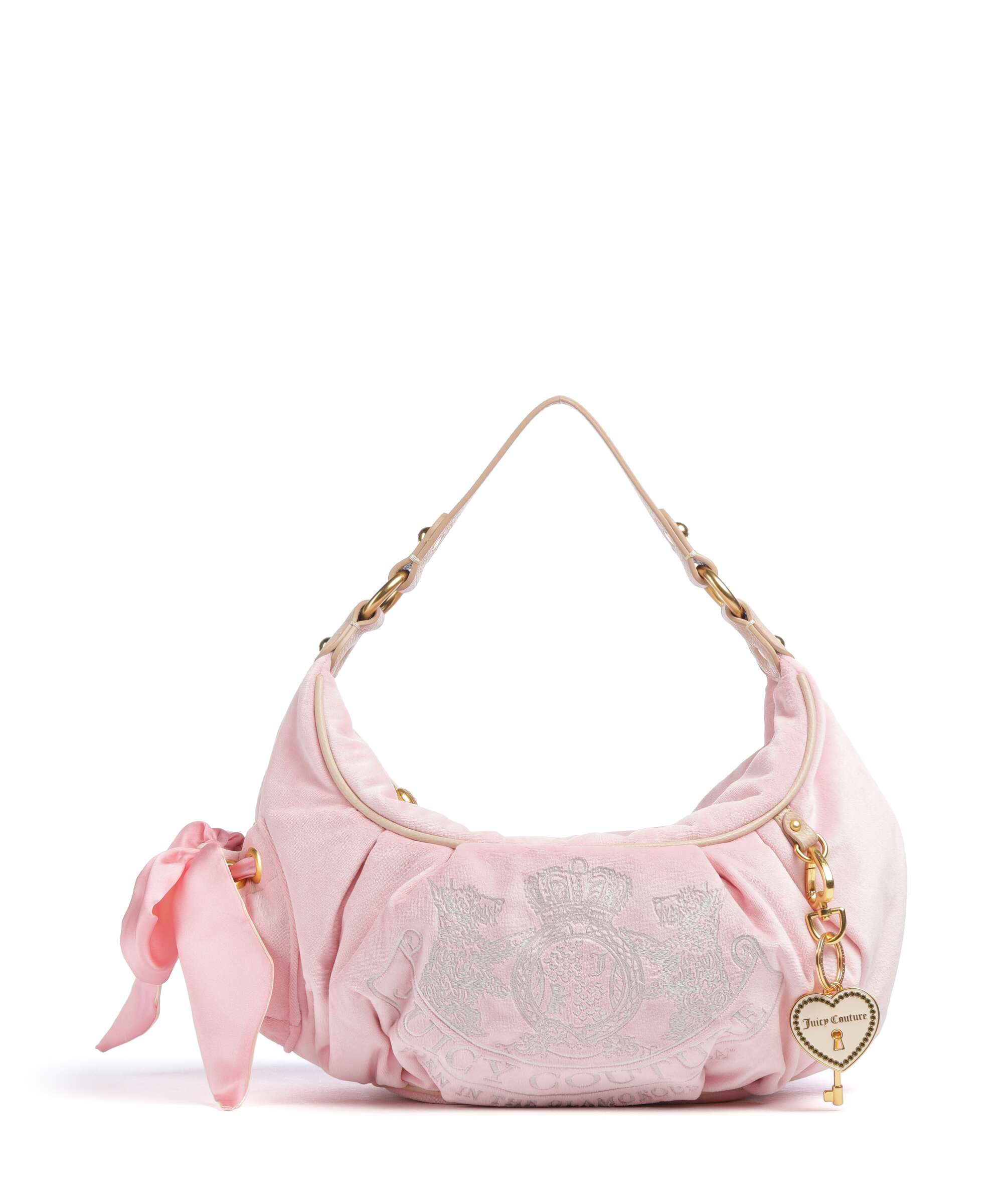 Juicy Couture Daydreamer M Bolso de hobo terciopelos juicy pink