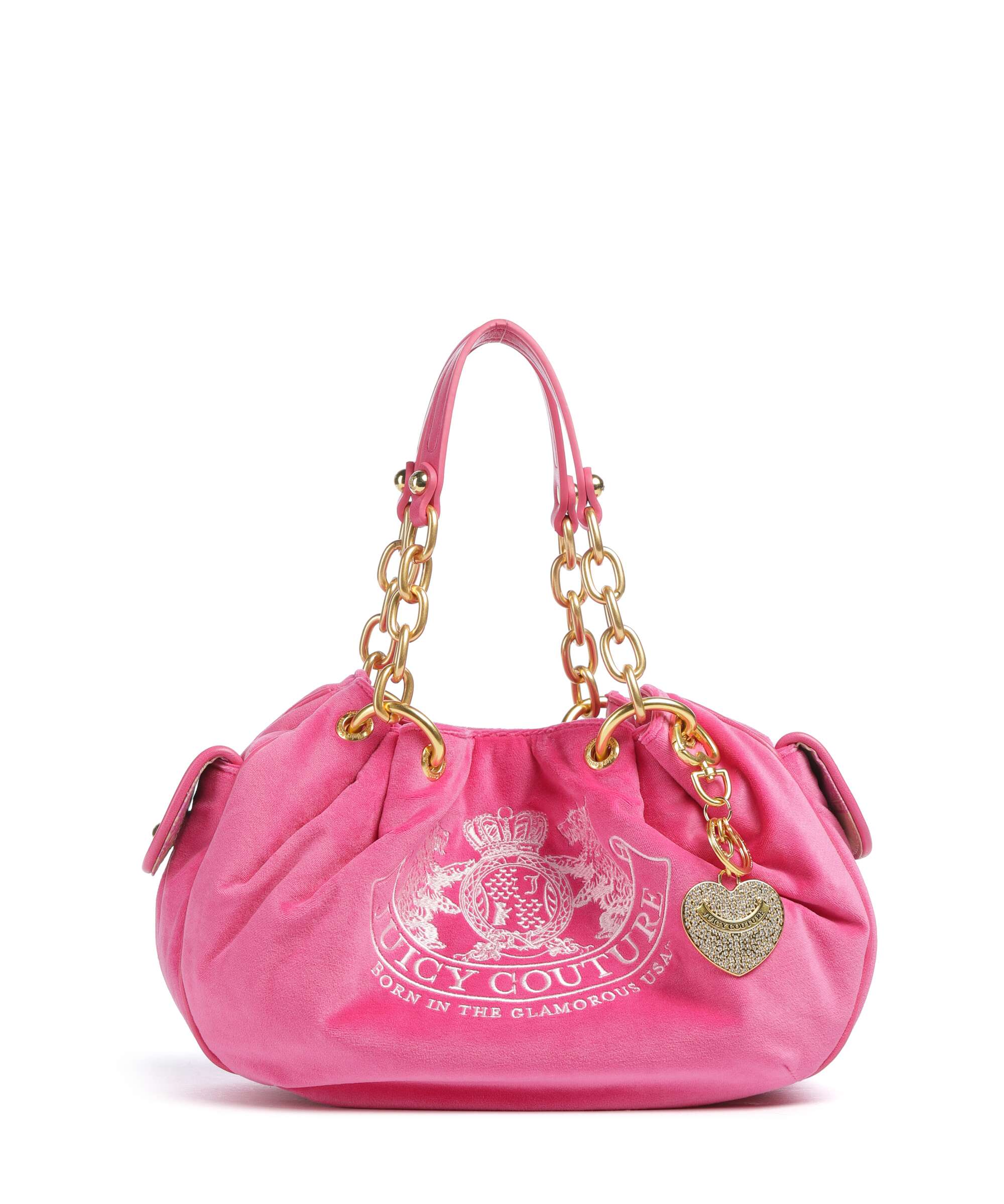 Juicy Couture Daydreamer Classic Crest M Hobo bag pink yarrow