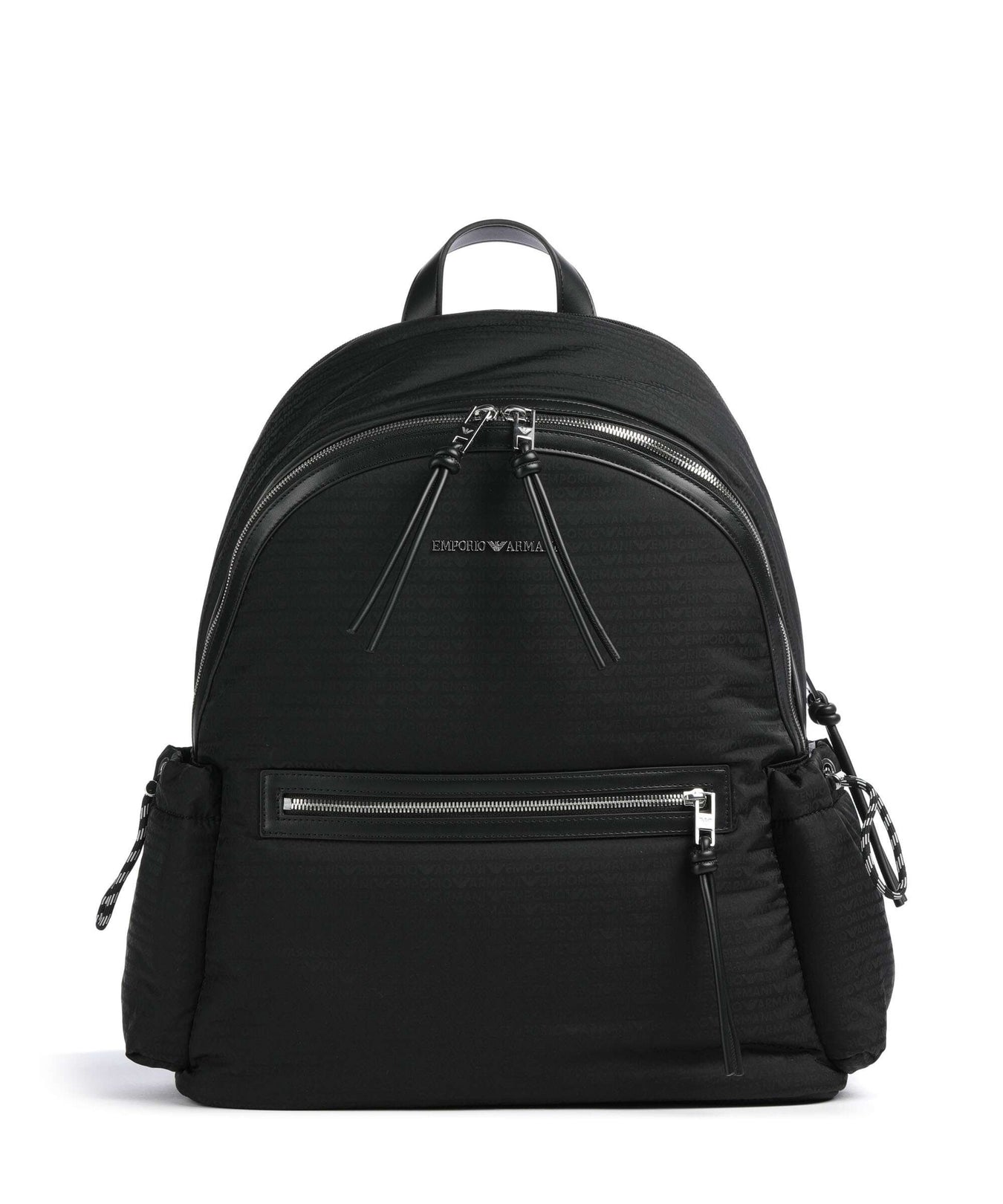 Emporio Armani Monogram Backpack black
