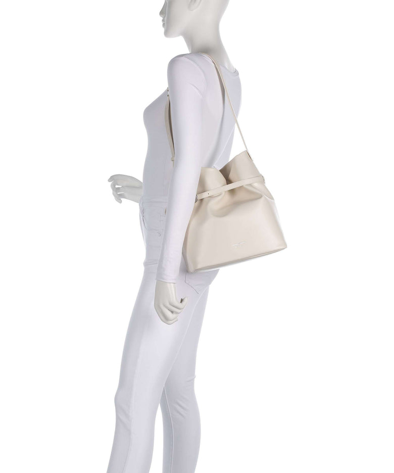 Emporio Armani Deva M Bucket bag marble