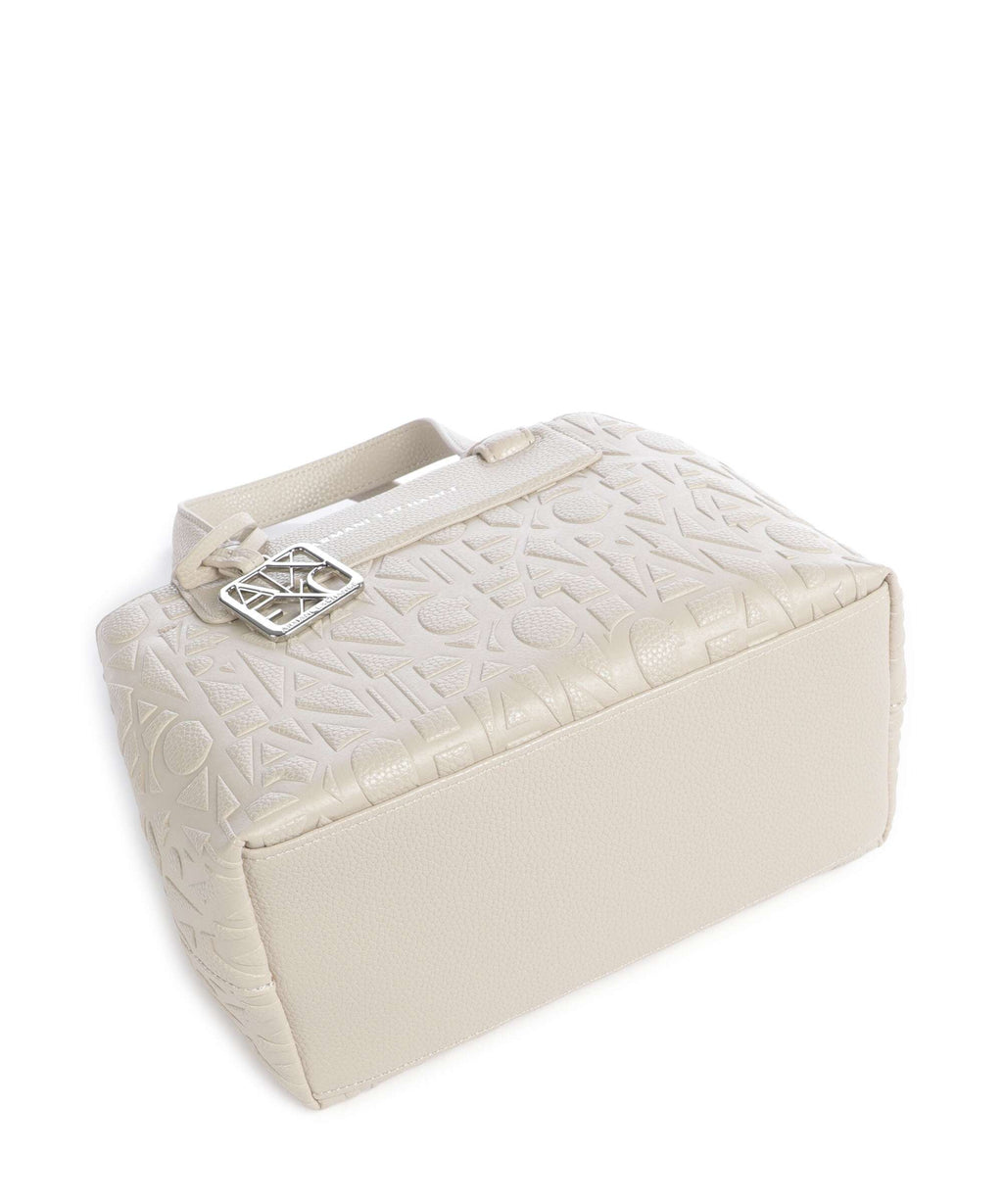 Armani Exchange Liz Monogram S Handbag script