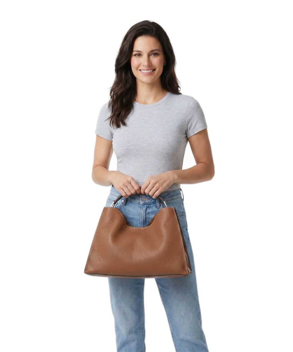 Gianni Chiarini Aurora Hobo bag noce