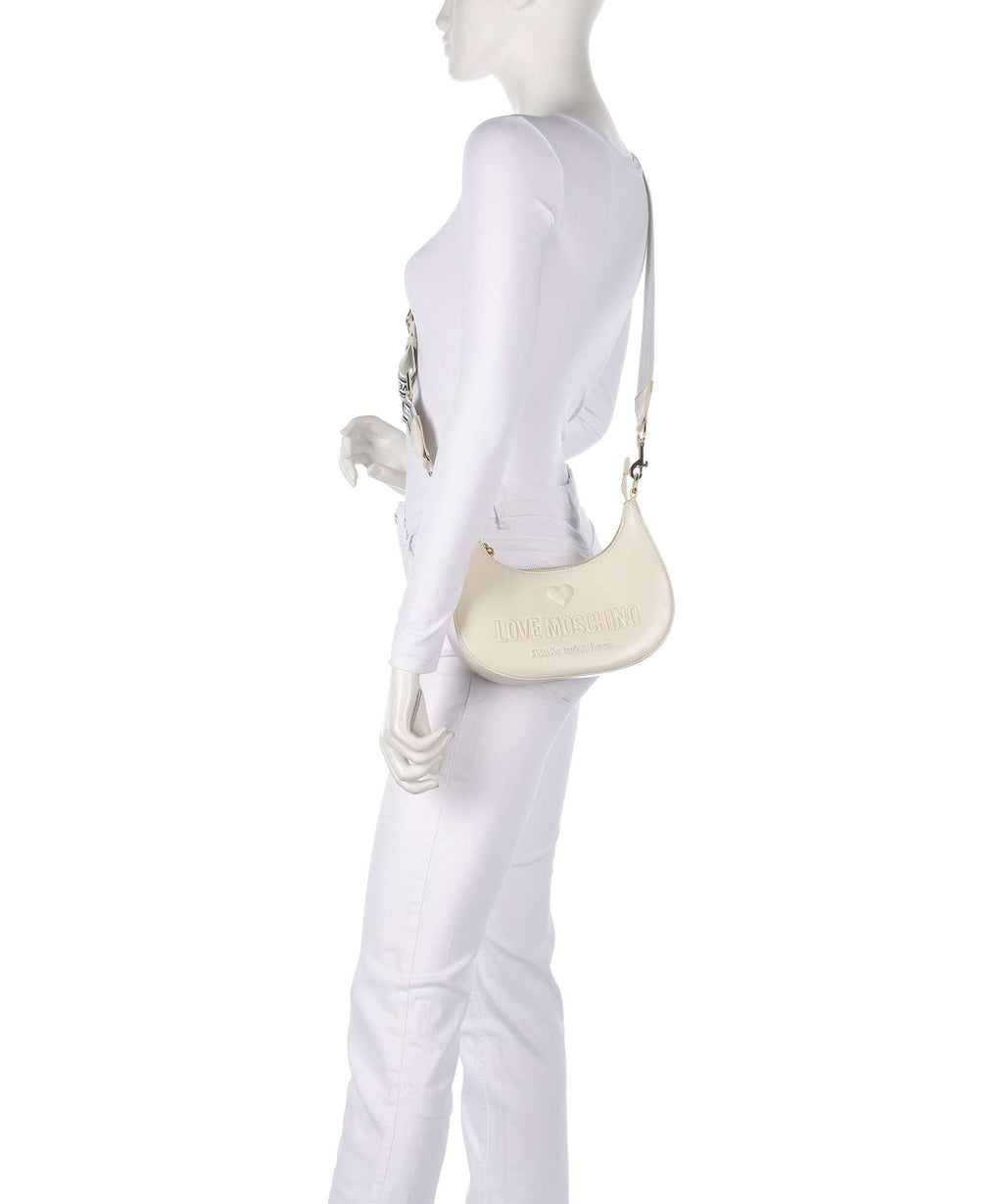 Love Moschino Ember Crossbody bag avorio