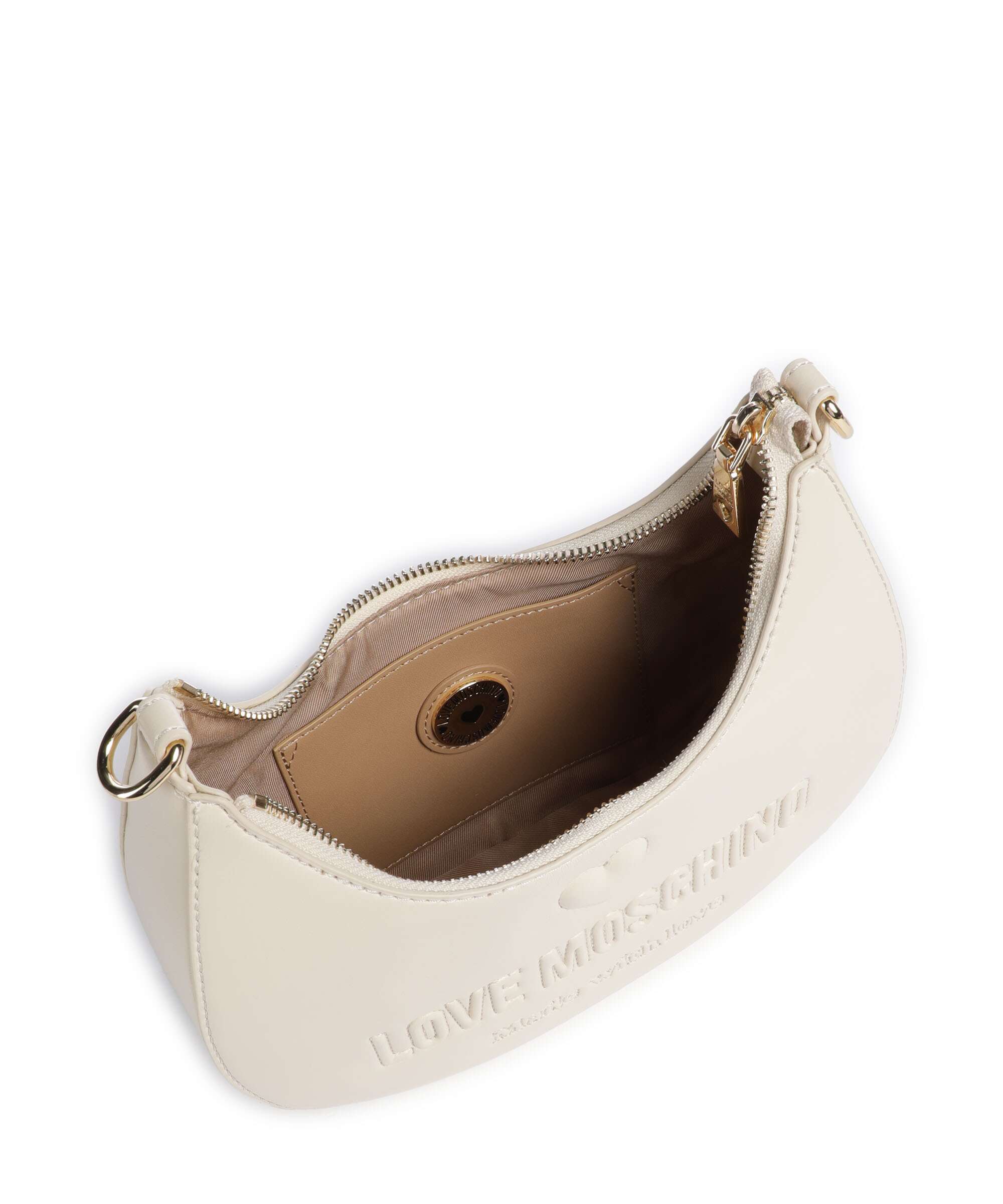 Love Moschino Ember Crossbody bag avorio