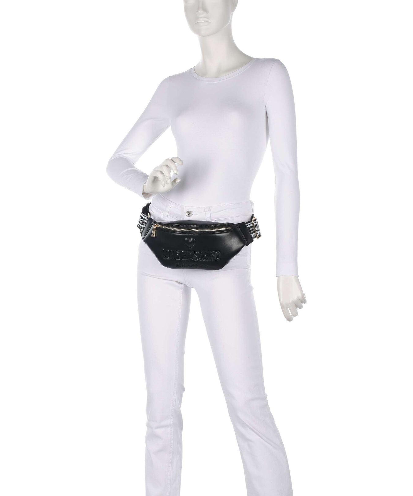 Love Moschino Ember Fanny pack nero