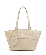Love Moschino Item Cabas Bolsa shopping beige