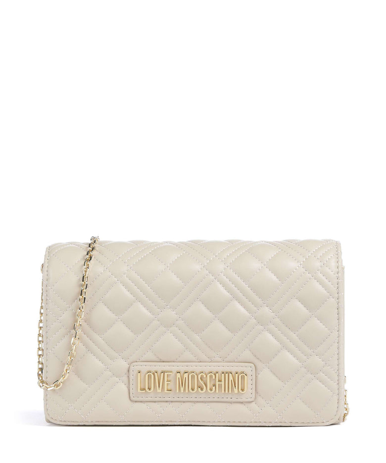 Love Moschino Smart Daily Crossbody bag avorio