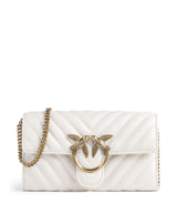 Pinko Love One Monedero bianco seta/antique gold