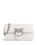 Pinko Love One Monedero bianco seta/old silver