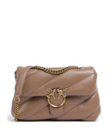 Pinko Love Puff Classic Bolso de hombro biscotto zenzero/antique gold