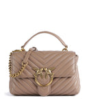 Pinko Love Lady Puff Mini Bolso de mano biscotto zenzero/antique gold
