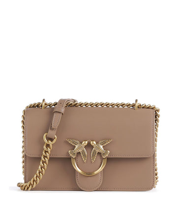 Pinko Love One Mini Bolso de hombro biscotto zenzero